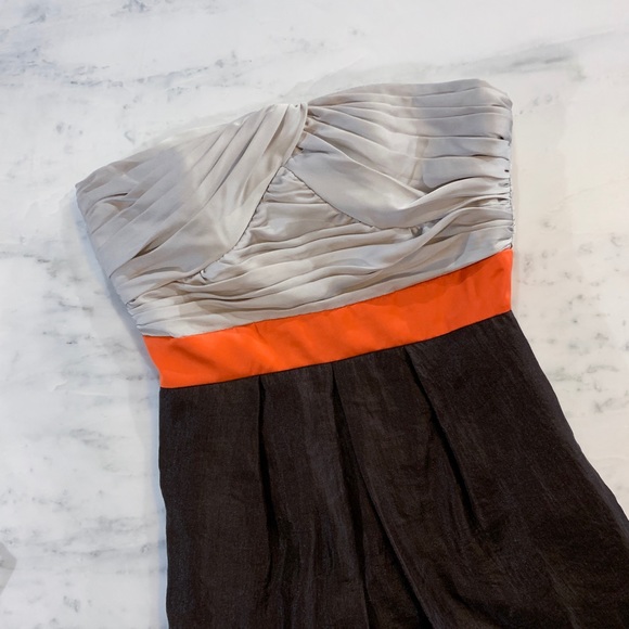 Strapless Cocktail Party Dress with Pockets - Picture 2 of 8